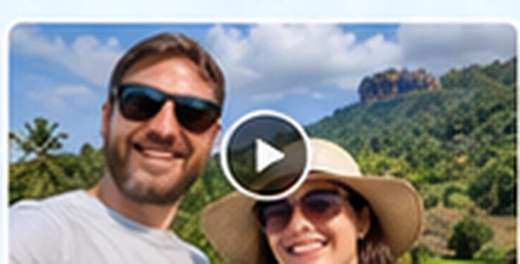 Happy travellers from Australia