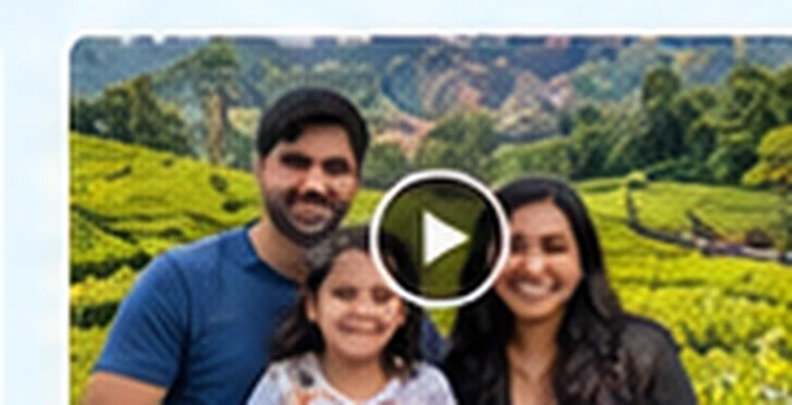 Happy travellers from India